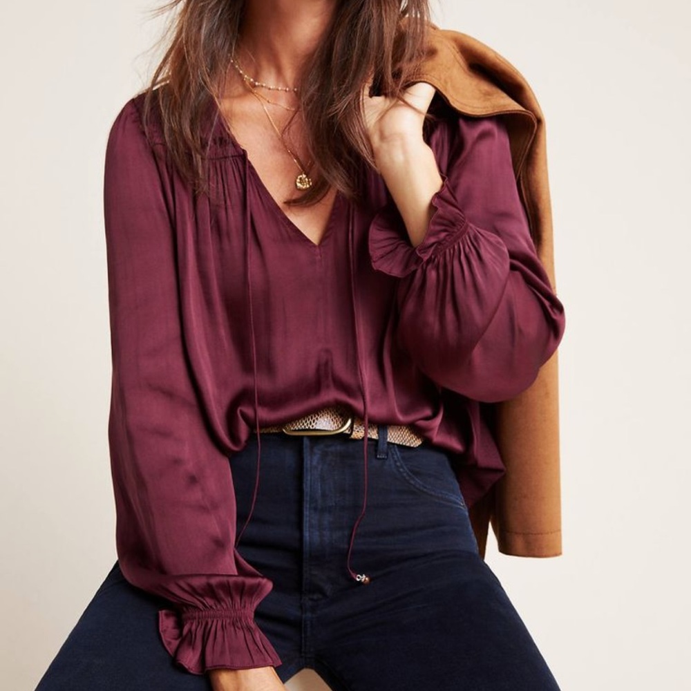 Anthropologie Current Air Bristol Blouse